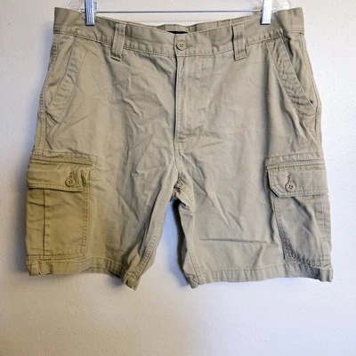 Pantalones Cortos U.S. Polo Assn Para Hombre Talla W 38 x 9.5 Carga Utilidad Cremallera Mosca Algodón Caqui Foto 1 de 3