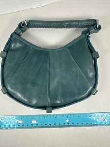 Atemberaubend! Wilsons Leder Pelle Studio Micro Mini türkis Lederhandtasche gebraucht, in einwandfreiem Zustand - Bild 1 von 9