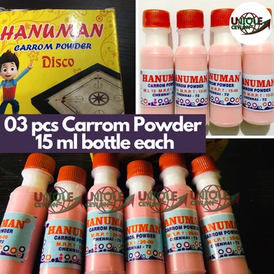 3 Pcs Carrom Board Dancing Powder No. 01 Disco Boric – Premium Quality for Smoot - image 1 of 4