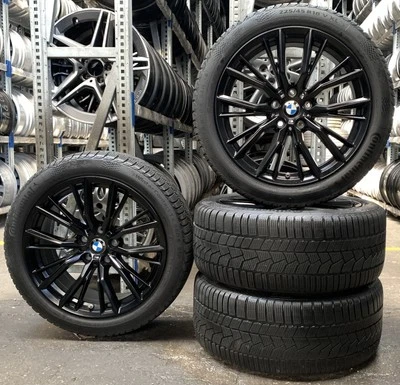 4 Orig BMW Winterräder Styling 796 M 225/45 R18 95V 3er G20 G21 4er G22 G23 6885 - Bild 1 von 3