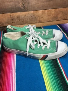 PRO-KEDS Lo Top Green Canvas Shoes Mens Sz 13 Sneaker - Picture 1 of 7