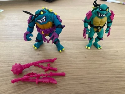 1990 Playmates TMNT Slash Vintage COMPLETE Ninja Turtles Purple Belt Variant - Image 1 of 3