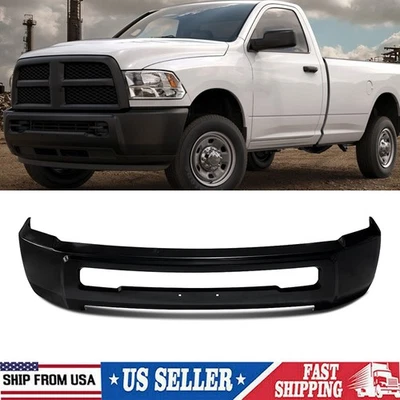1PC Black Front Bumper Face Bar W/O Fog Light Hole For 2010 2011-2018 Ram 2500 Foto 1 de 4
