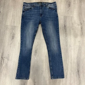 Kenneth Cole New York Men’s Slim Fit Jeans Size 34x30 Medium Wash Denim - Picture 1 of 7