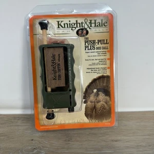 Knight & Hale The Push-Pull Plus Box Call Turkey Hen Sounds NOS - Picture 1 of 8