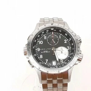 HAMILTON Khaki H776121 Aviation ETO Chronograph Quartz Watch Wrist15cm Used - Picture 1 of 3