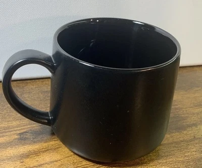 "Taza Starbucks negra mate 10 oz estilo japonés porcelana café té 2014 3,25"" W" Foto 1 de 4