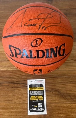 NBA Chicago Bulls Scottie Pippen JSA Certified COA SIGNED AUTOGRAPHED Basketball - Image 1 of 4