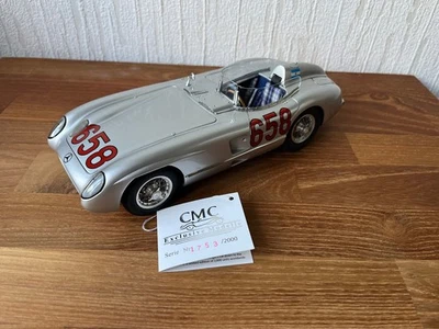 Mercedes 300 SLR (W196) #658, Mille Miglia 1955, Fangio, 1:18, M-117 CMC in OVP - Bild 1 von 4