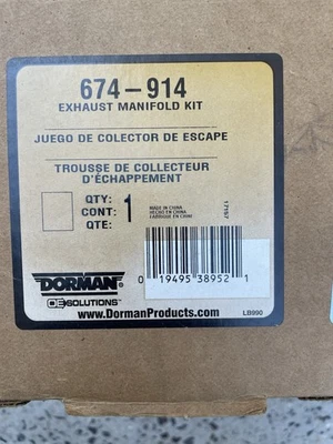 Exhaust Manifold Dorman 674-914 fits 07-11 Jeep Wrangler Passenger Side - Image 1 of 4