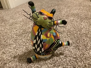 Catitudes Cerámica RARO Genial Gato con Gafas de Sol Alambre Bigotes Figura Joyce Shelton - Imagen 1 de 3