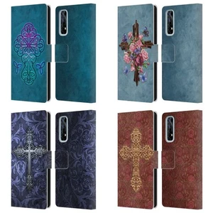 OFFICIAL BRIGID ASHWOOD CROSSES LEATHER BOOK WALLET CASE COVER FOR REALME PHONES - Picture 1 of 10