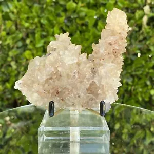 462g 13x9x6cm Spiky Calcite Frost covered Grey Fluorite from Balochistan, Pakist - Picture 1 of 3