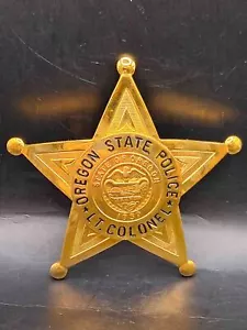 Oregon Lt. Colonel State Police Polizei USA Badge Abzeichen Marke Insigne Orden - Bild 1 von 2