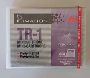 3M Imation TR-1 Travan Minicartridge 400/800MB - Afbeelding 1 van 1