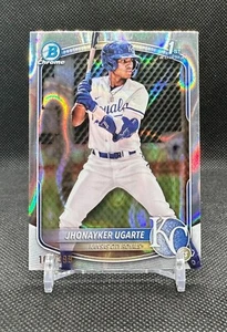 Jhonayker Ugarte /399 2025 Bowman Chrome 1st #BCP-123 Royals Lava Refractor - Picture 1 of 2