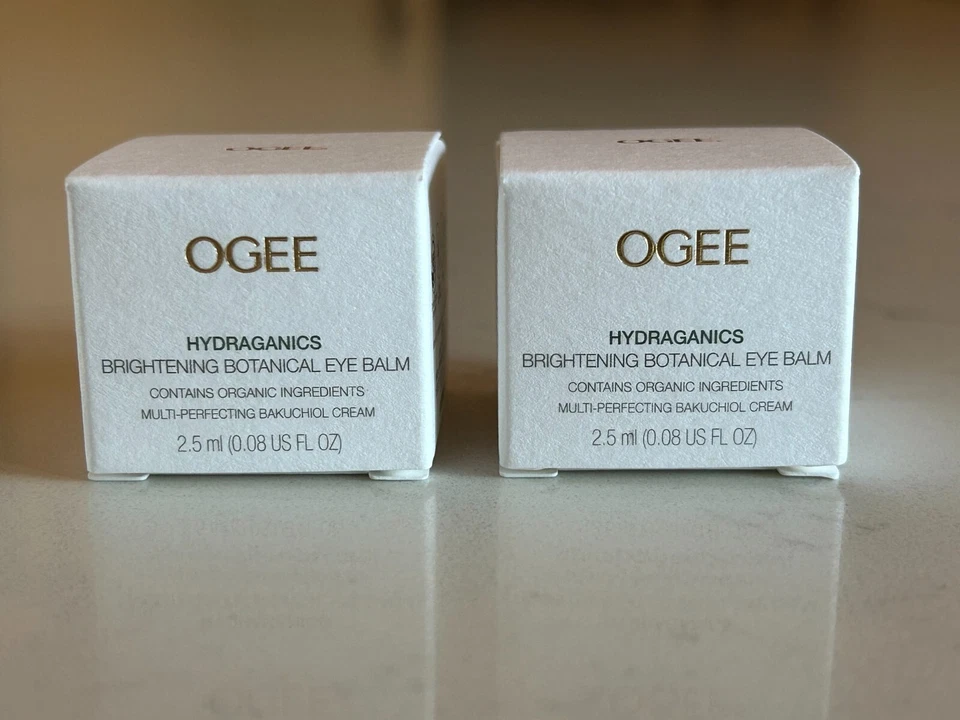 2X Ogee Brightening Botanical Eye Balm Anti-Aging Hydrating 0.08 fl oz Each NIB - Image 1 of 4