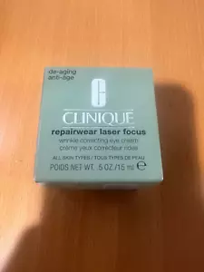 Clinique Repairwear Laser Focus Wrinkle Correcting Eye Cream 0.5OZ/15ML NIB - Picture 1 of 2