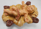 Vintage Baby Jesus in Manger Nativity Figurine Made In Italy
