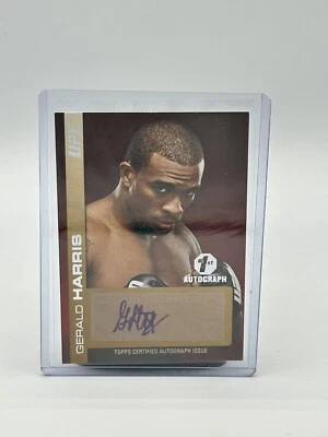 2011 Topps UFC Title Shot Autographs Card #FAGH Gerald Harris - Image 1 of 2