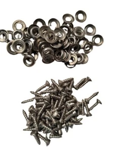 Complete interior panel Screw and Finish Washer kit fits Willys Jeepster 48-51 - Bild 1 von 5