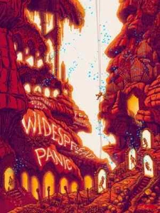 Widespread Panic Fox Theatre 2017 NYE Poster 🎶 James Flames AE #17/65 🎨 Mint - Picture 1 of 4