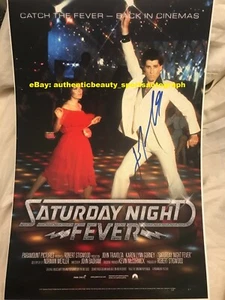 JOHN TRAVOLTA SATURDAY NIGHT FEVER ANTHONY "TONY" MANERO SIGNED 12x18 REPRINT RP - Picture 1 of 1