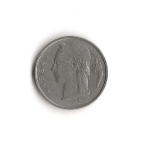 1964 Belgium - 1 Franc - 979 - Copper Nickel - 4g - Picture 1 of 2