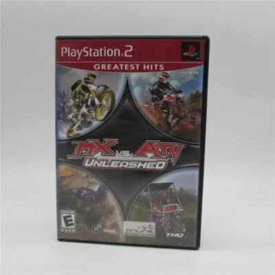 MX VS. ATV UNLEASHED PS2 GREATEST HITS COMPLETE TESTED MUST@@!! - Image 1 of 3