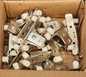 10 Sets of Hafele Front Fixing Bracket - Metal Box Drawer System Dowel-Mount - Picture 1 of 2