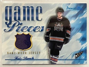 2000-01 Topps Premier Plus Kris Beech Game Pieces Jersey #GP-KB Hockey Capitals - Picture 1 of 2
