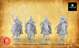 7YW Prussian Bosniak Lancer Command - 28/40mm - Picture 1 of 3