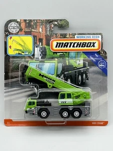 Matchbox Working Rigs MBX Crane Metal Green Mbox Realrigs 2018 - Picture 1 of 10
