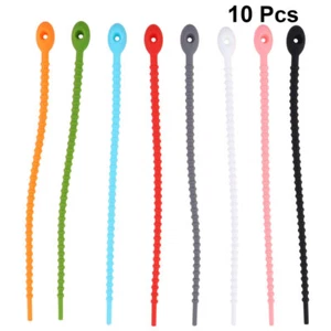 10PCS Zip Ties Household Snake Ties Wire Ties Bag Sealing Clips - Afbeelding 1 van 12