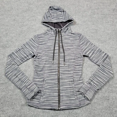 Lululemon Women's Hooded Define Jacket Womens Size 6 Gray Nulu Stretch Wicking - Image 1 of 4
