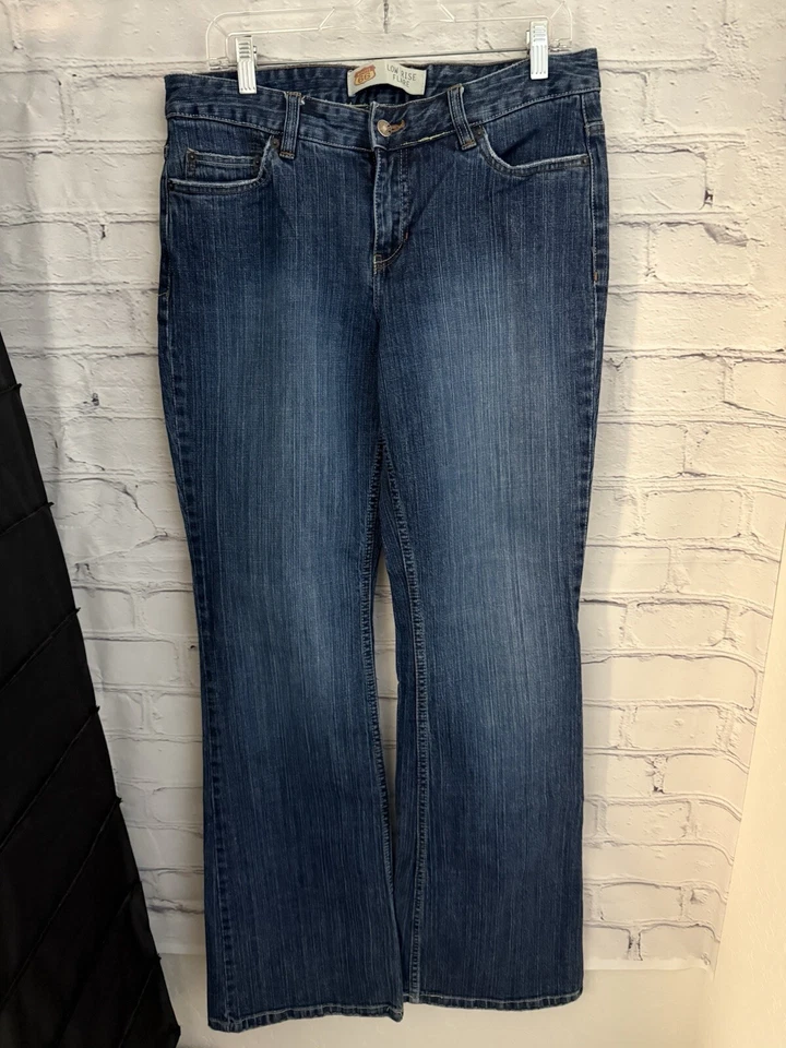Route 66 Blue Jeans LOW RISE FLARE Stretch EUC Women's Size 10L - Image 1 of 4