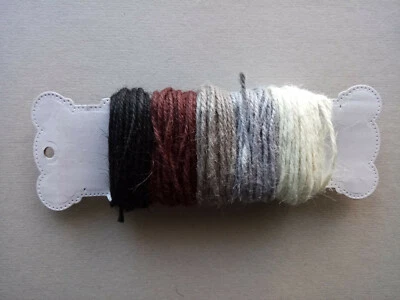 25 m 5 Farben je 5m bunt ca. 2mm Juteband Jutegarn Bindfaden schwarz braun natur - Bild 1 von 2