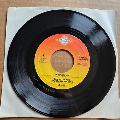 TOM PETTY AND THE HEARTBREAKERS Breakdown 45 7" Record Vinyl Records — 第 1/2 张图片