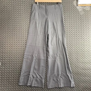 Elie Tahari Gray Wool Stretchy Wide Leg Dress Pants Women's Waist Size 10 - Picture 1 of 7