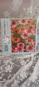 Bits And Pieces Coral Reef Echinacea Flower Jigsaw Puzzle Brand New - Picture 1 of 7