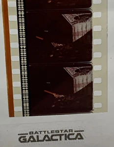 Authentic BATTLESTAR GALACTICA (1978) Film 5-Cells GUN TURRETS & CYLON FIGHTER - Picture 1 of 2