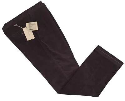 NEW Brioni Cashmere & Cotton Cords (Pants)! e 50 32  Purple Finewale  Flat Front - Image 1 of 2