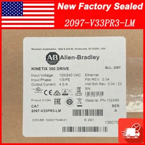 Nuevo Allen-Bradley 2097-V33PR3-LM Kinetix 350 Servo Drive 2097V33PR3LM - Imagen 1 de 4