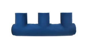 E-Roll Leg Positioner - Medium Leg Positioning Aid - Wipe Clean - Blue/Cream - Picture 1 of 7