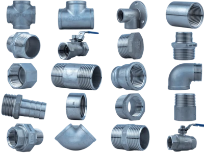 Gewindefittings Edelstahl 316 / V4A Nirosta Schraubfitting Niro Fitting Fittinge