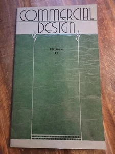 Commercial Design Division 11 Art Instruction 1945 Booklet & Catalog Cover - Imagen 1 de 3