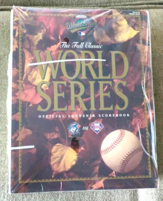 1993 World Series Baseball Factory Bundle of 10 Programs Blue Jays vs Phillies - Image 1 of 4