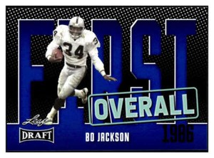 JOHN ELWAY 2023 Leaf Draft Blue #4 NFL Broncos #1 Pick  ID:70635