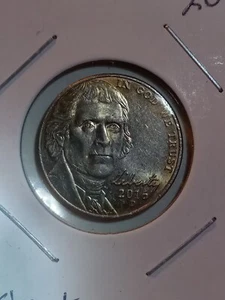 2016 Denver Jefferson Nickel With Nice Toning!!🌈 - Picture 1 of 4