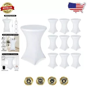 10 Durable Fitted Tablecloths for Cocktail Tables - Stain-Resistant & Easy Care - Picture 1 of 10